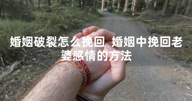 婚姻破裂怎么挽回  婚姻中挽回老婆感情的方法